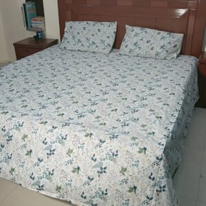 Premium Cotton Bedsheet (N0-CRL-WHT)