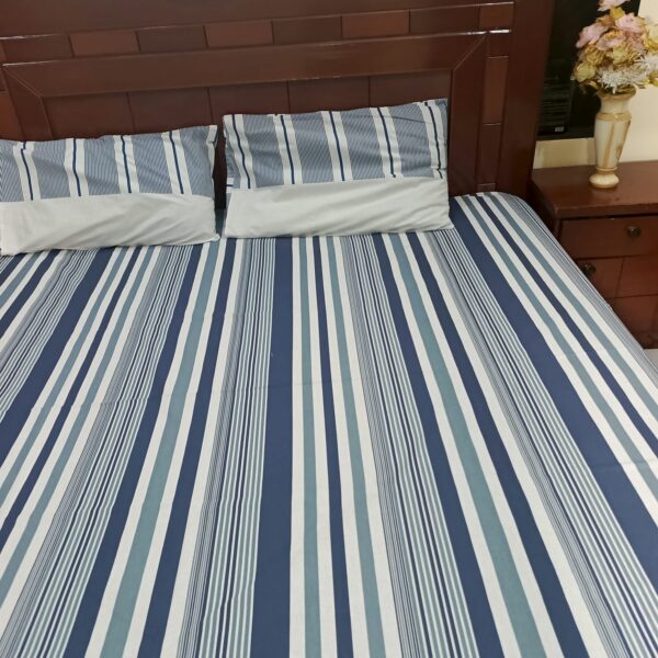 Premium Cotton Bedsheet (N-WH-LIN) - Image 2