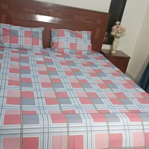 Premium Cotton Bedsheet (N0-CRL-PGY)